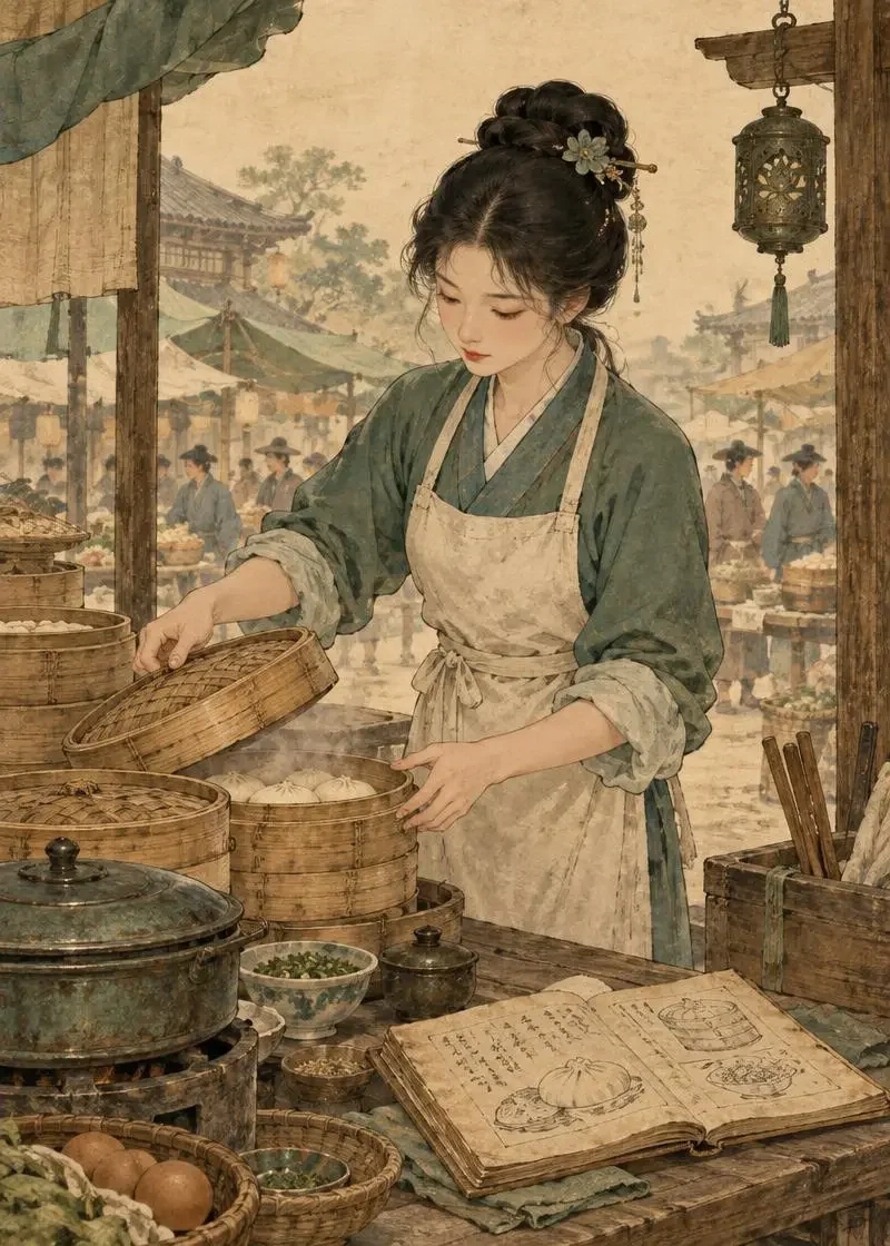 《重生之后我摆摊卖江山》封面